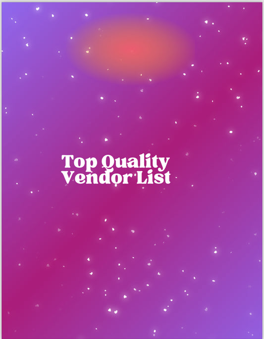 Top Quality Vendors List